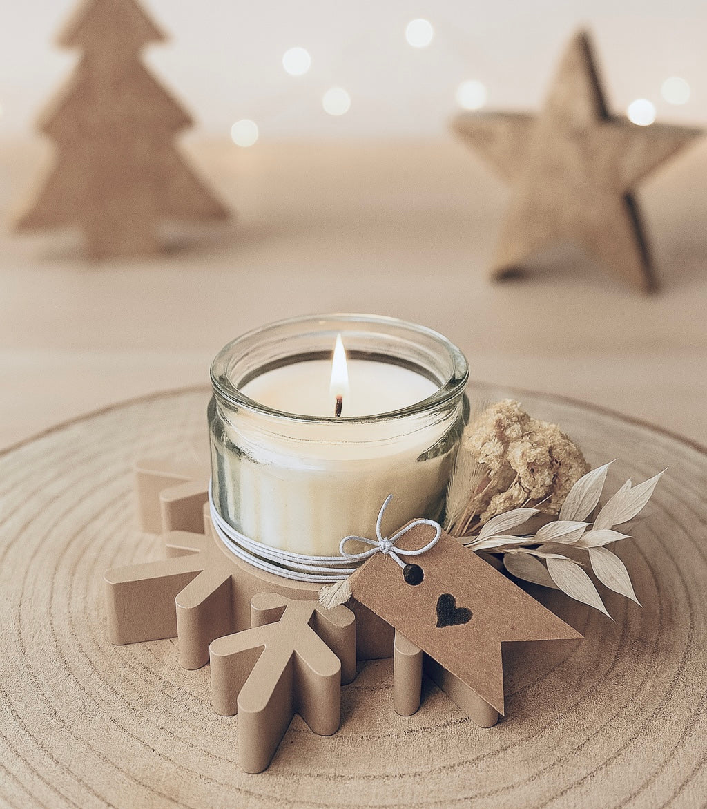 Schneeflocke | Weihnachten | Weihnachtslicht | Kerze | Kleinigkeit | Kerzenhalter
