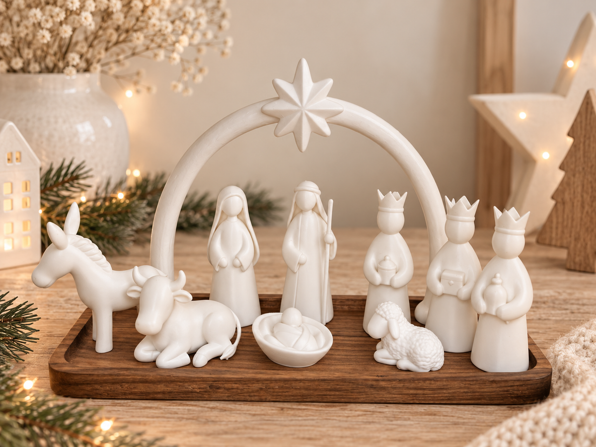 Weihnachten | Weihnachtskrippe | Dekoration | Kleinigkeit | Geschenk