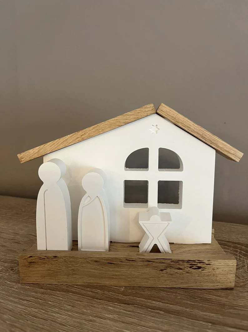 Weihnachten | Krippe klein | Adventszeit | Geschenk