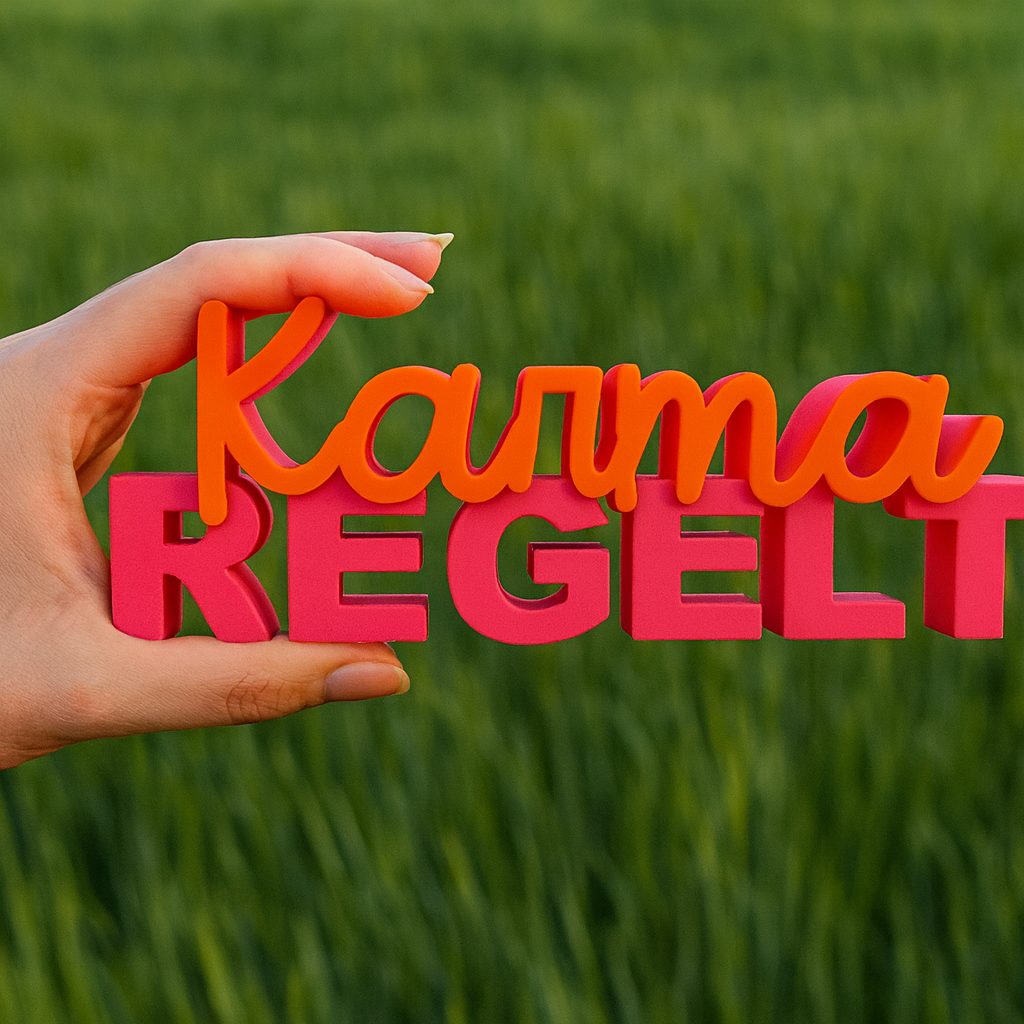 Schriftzug | Karma regelt | Statement