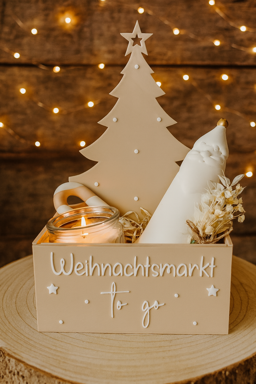 Geschenkbox | Weihnachten | Weihnachtsgeschenk  | Kerze | Kleinigkeit | Mitbringsel