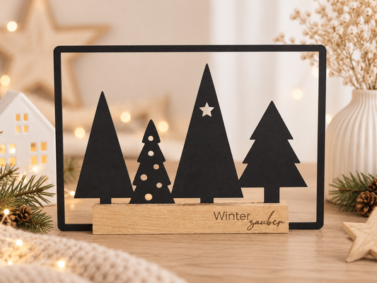 Aufsteller | Weihnachten | Schriftzug | Geschenk | Weihnachtszeit
