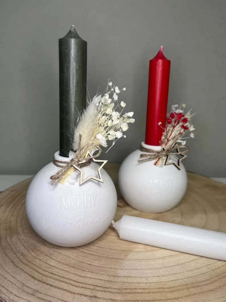 Geschenk | Weihnachten | Christbaumkugel | Kerze