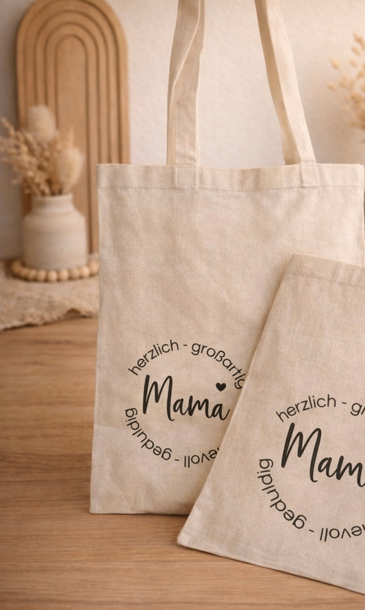 Baumwolltasche | Beutel | Einkaufsbeutel | Sprüche  | Mama