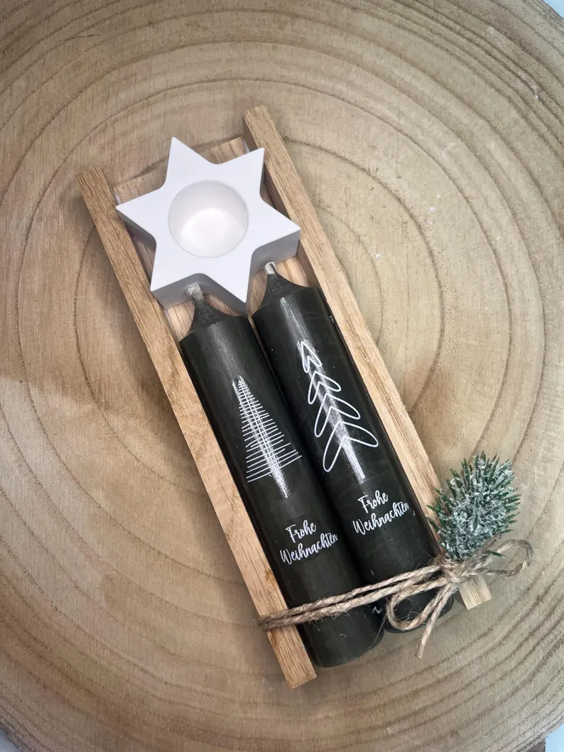 Geschenk | Weihnachten | Kerze