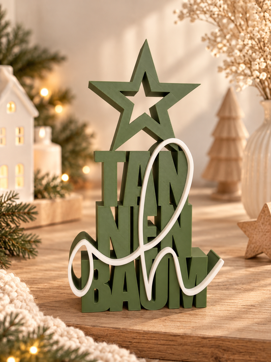 Oh Tannenbaum | Weihnachten | Weihnachtschriftzug | Dekoartion | Statement