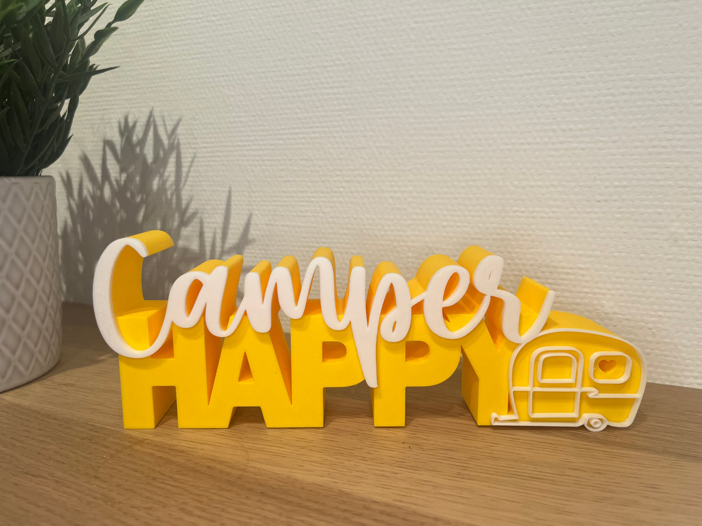 Schriftzug | Happy Camper | Statement
