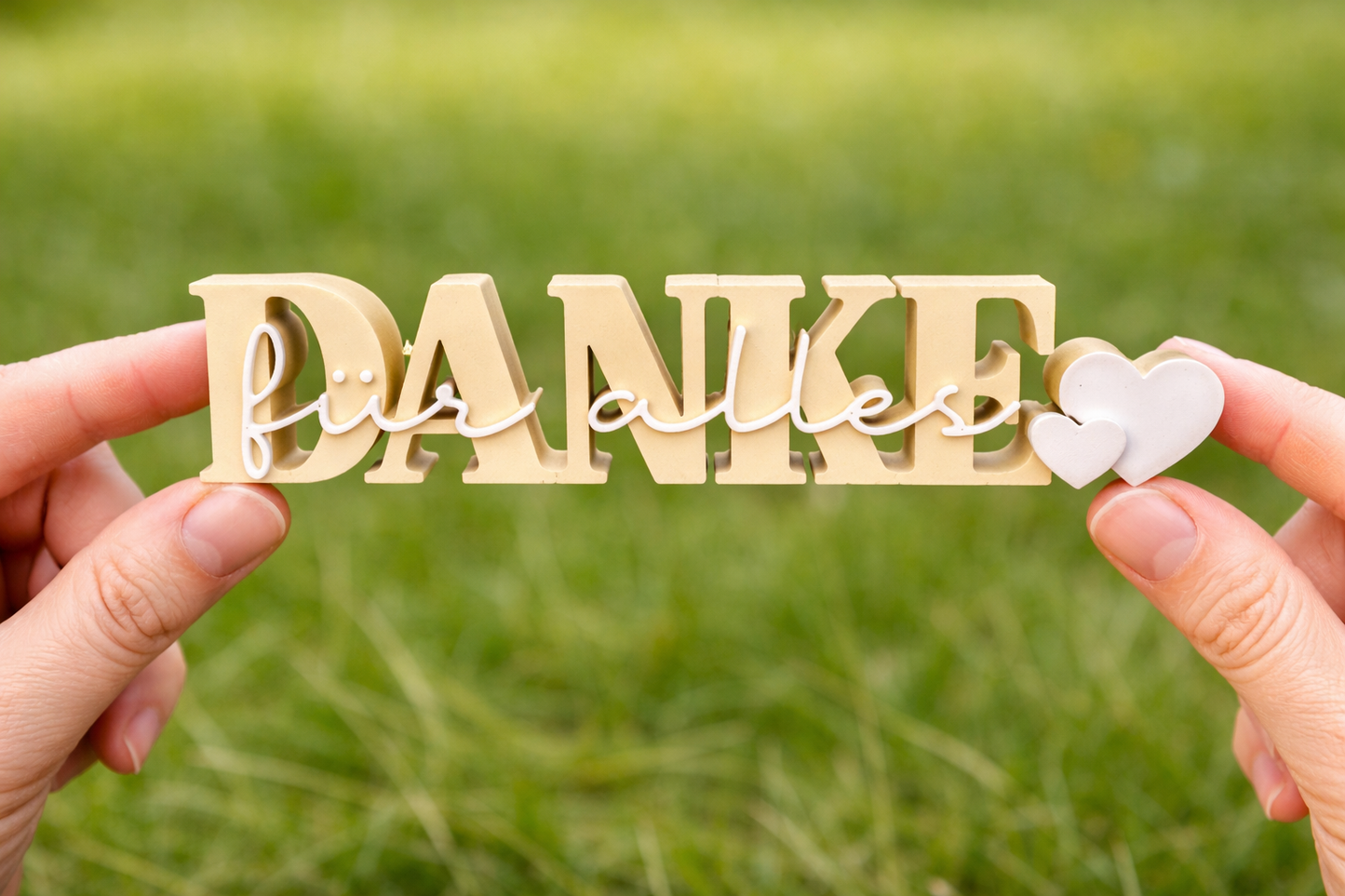 Schriftzug | Danke für alles | Statement