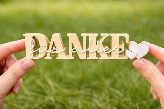 Schriftzug | Danke für alles | Statement