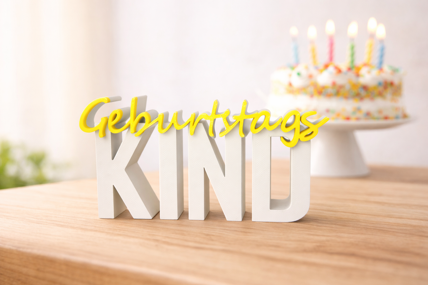 Schriftzug | Geburtstagskind | Statement