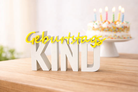 Schriftzug | Geburtstagskind | Statement