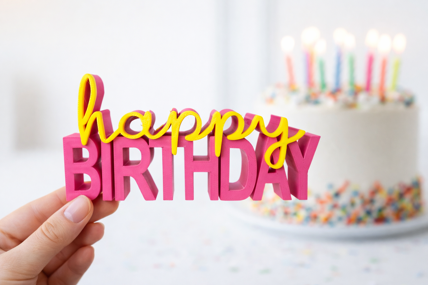 Schriftzug | happy Birthday | Statement
