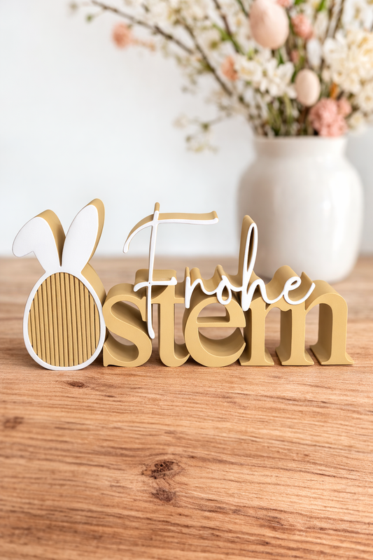 Schriftzug | Frohe Ostern | Statement