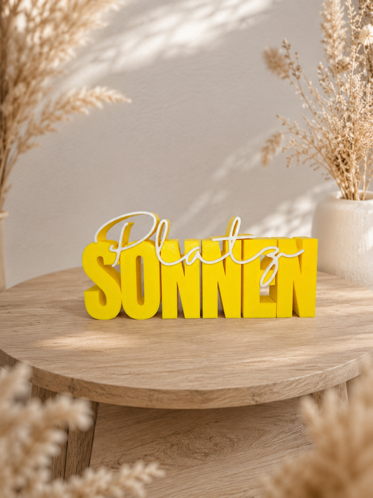 Schriftzug | Sonnenplatz | Statement