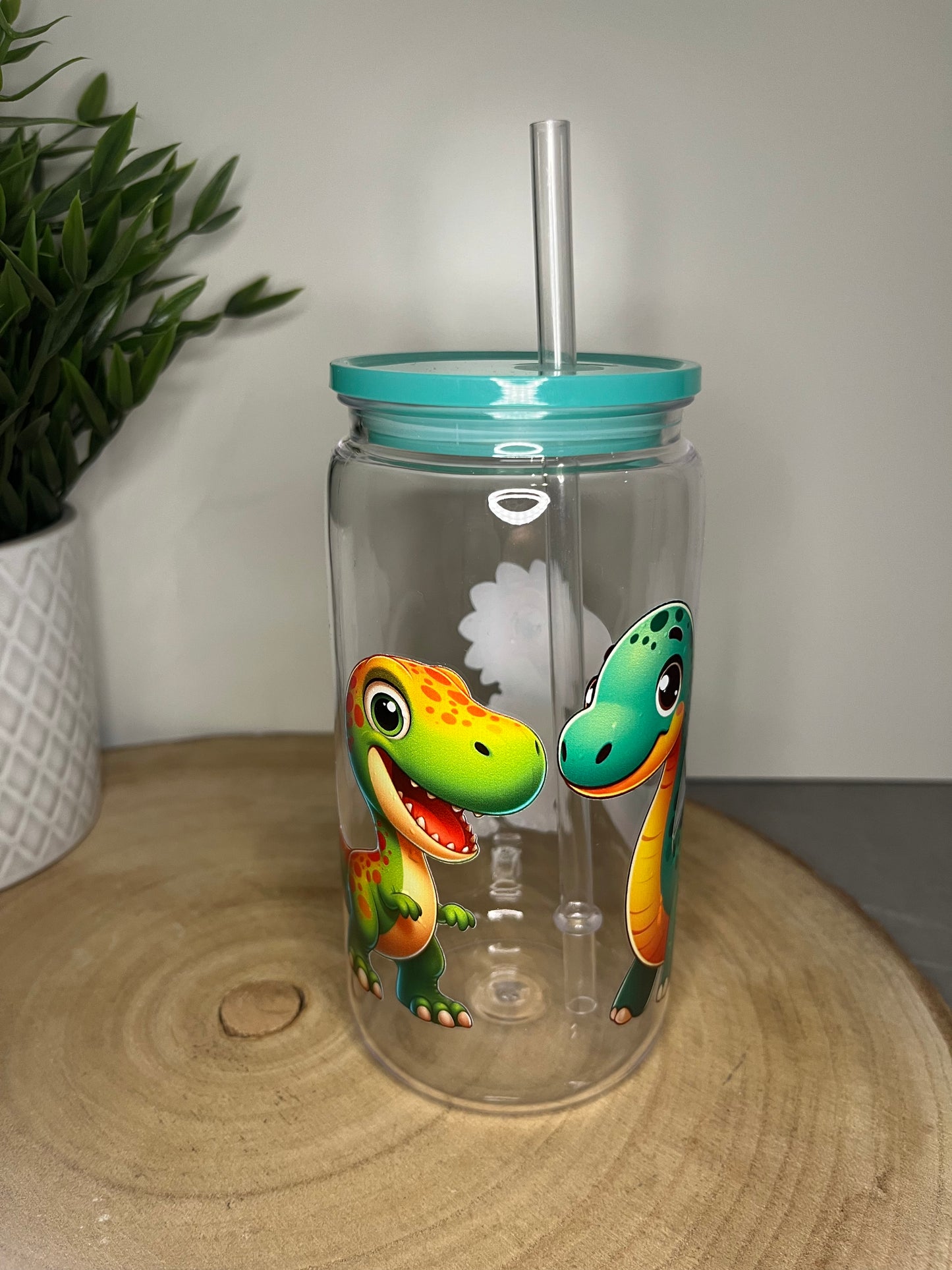 Trinkbecher Plastik Dinosaurier