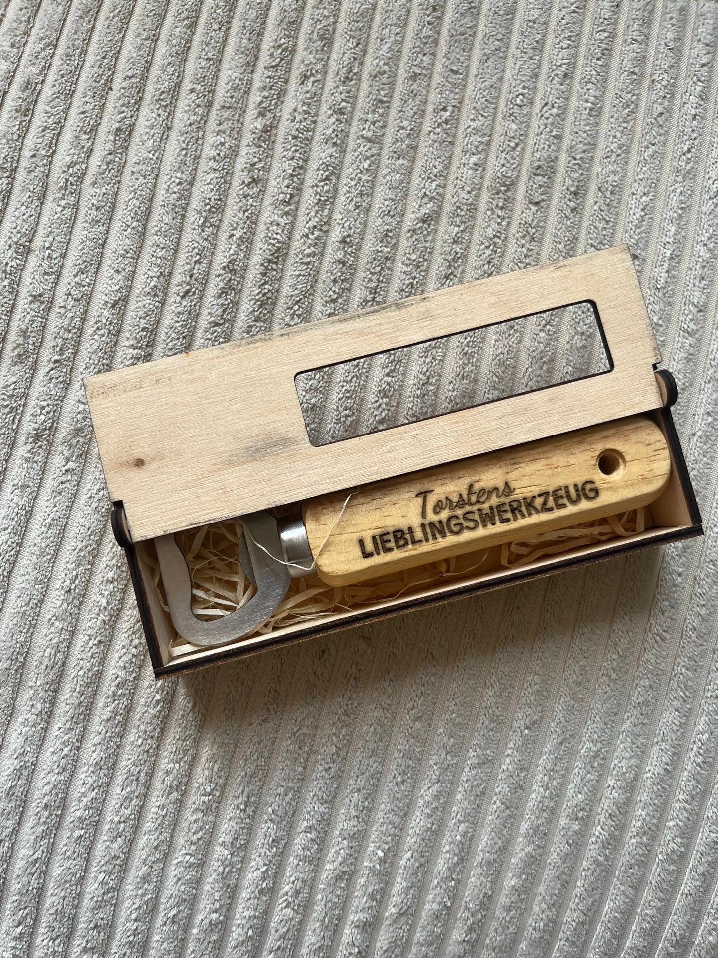 Werkzeugkasten | Geschenk personalisiert | Flaschenöffner