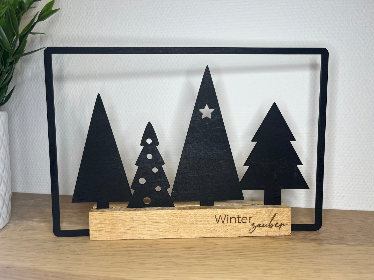 Aufsteller | Weihnachten | Schriftzug | Geschenk | Weihnachtszeit