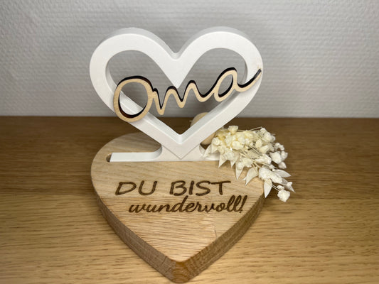 Geschenk "Oma" | du bist wundervoll!