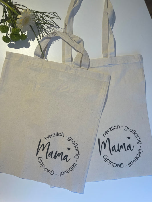 Baumwolltasche | Beutel | Einkaufsbeutel | Sprüche  | Mama