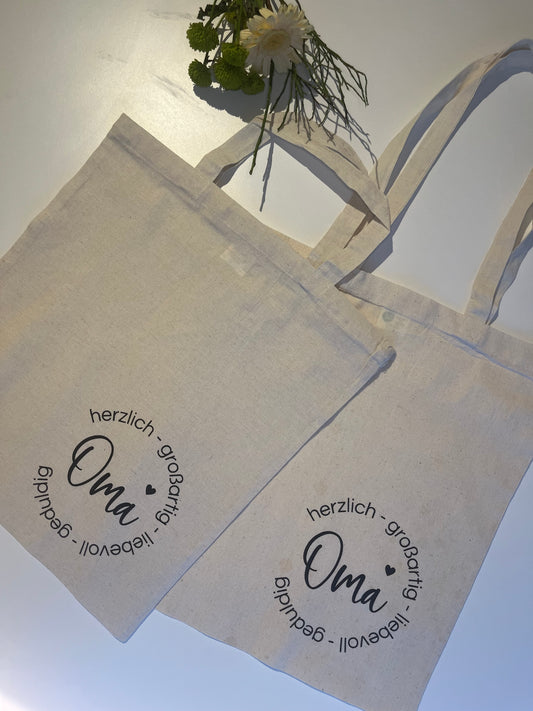 Baumwolltasche | Beutel | Einkaufsbeutel | Sprüche  | Oma