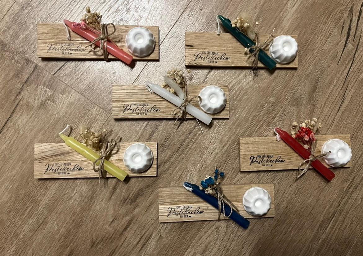 Mini-Pustekuchen | Kerze | Geburtstag | Mitbringsel