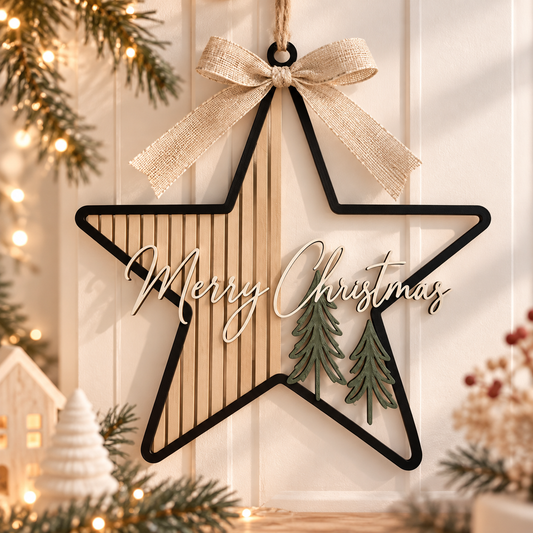 Türanhänger | Fensterhänger | Stern | Dekoration | Weihnachten | Weihnachten