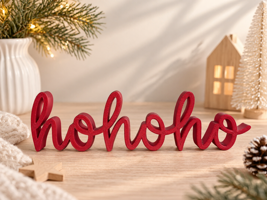 HoHoHo | Weihnachten | Weihnachtschriftzug | Dekoartion | Statement
