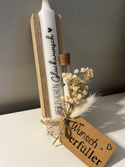 Geschenk | Kerze | Wunscherfüller | Geburtstag