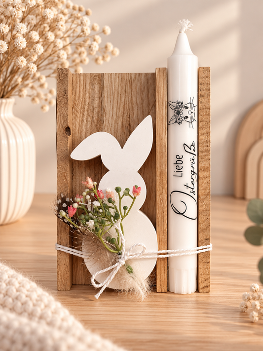 Ostergeschenk | Ostern | Geschenk | Osterdeko | Hase | Kerze