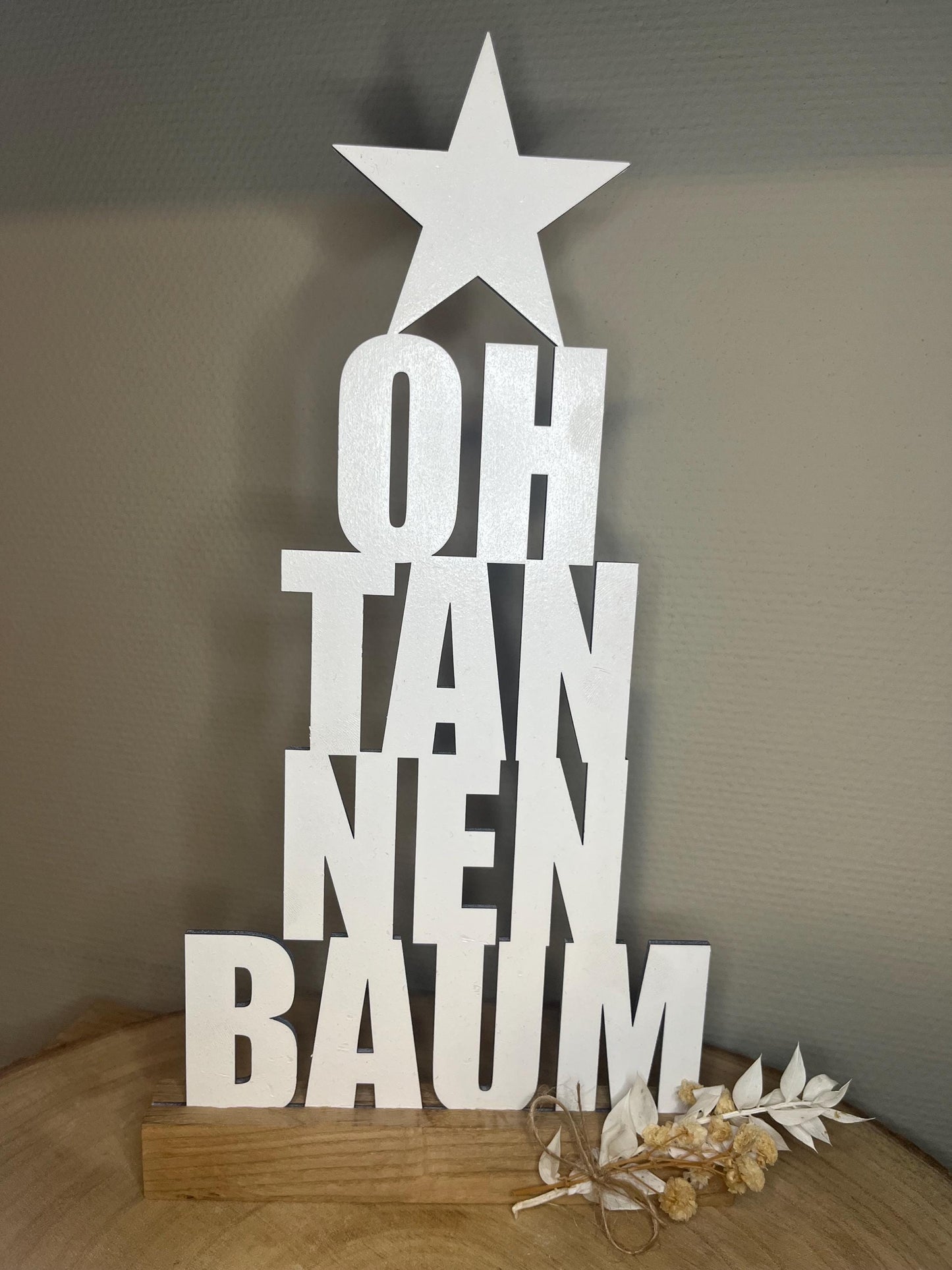 Oh Tannenbaum | Schriftzug | Weihnachten