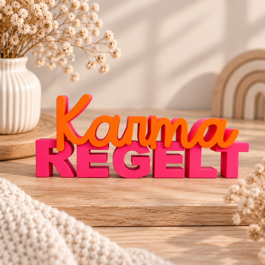Schriftzug | Karma regelt | Statement